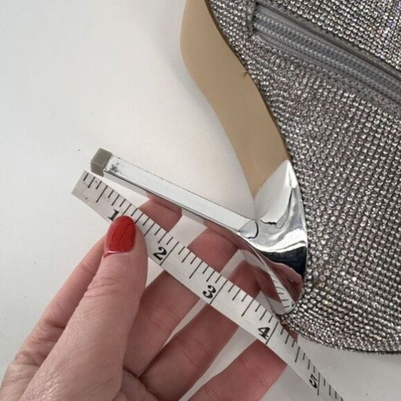 NIB Steve Madden Elysia Rhinestone Pointed toe Boot Bootie Size 9.5 Glitter Glam - Picture 6 of 16